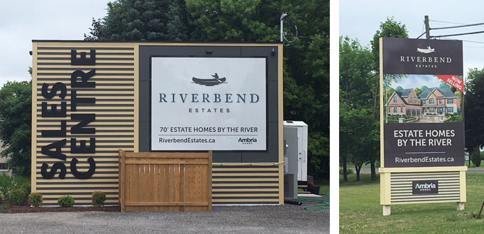 Low Rise, Ambria Homess, Riverbend Estates , Outdoor Advertising