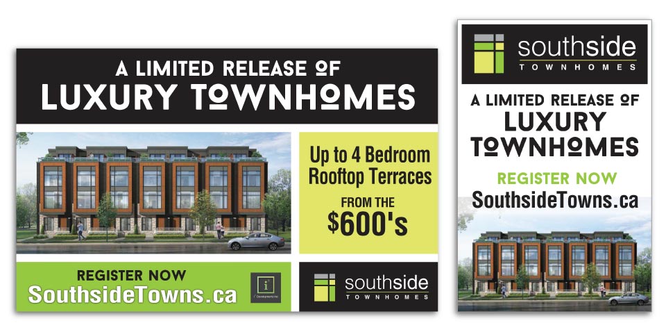 Low Rise, i2 Developments, Southside Townhomes, Signage0